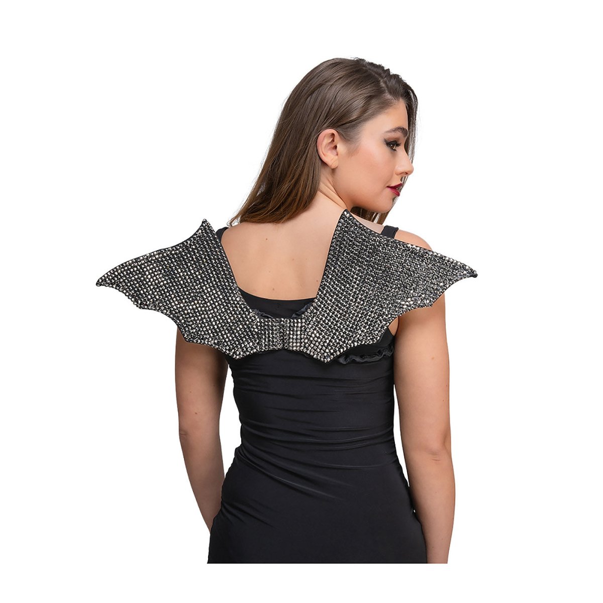 Wicked Costumes Ltd - Rhinestone Bat Wings - Adult - Fancy Dress Central