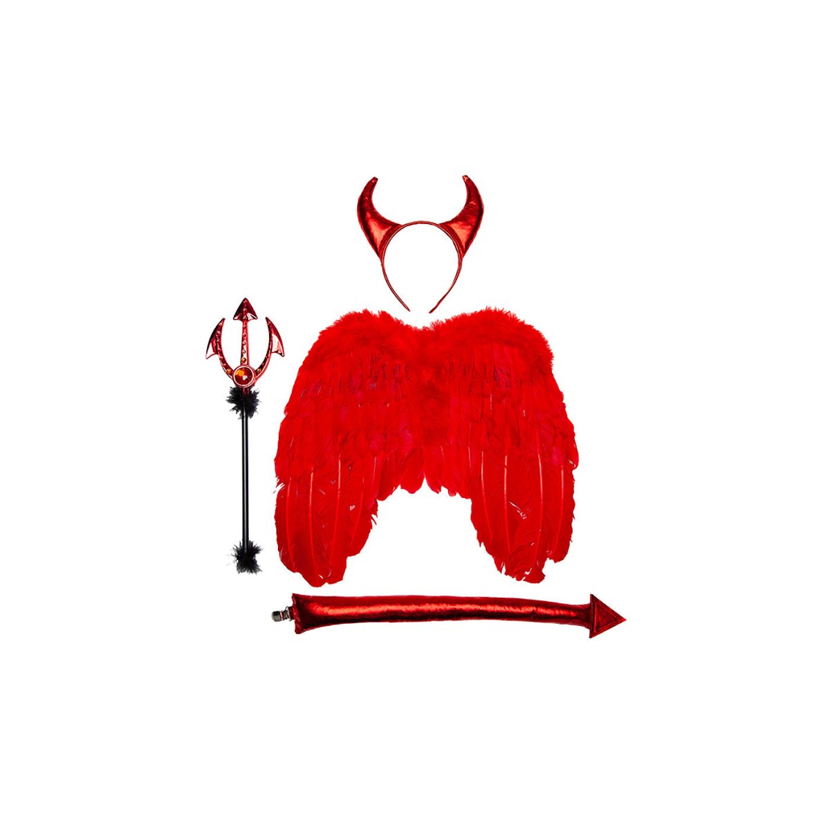 Wicked Costumes Ltd - Devil Set (4 Piece) - Adult - Fancy Dress Central