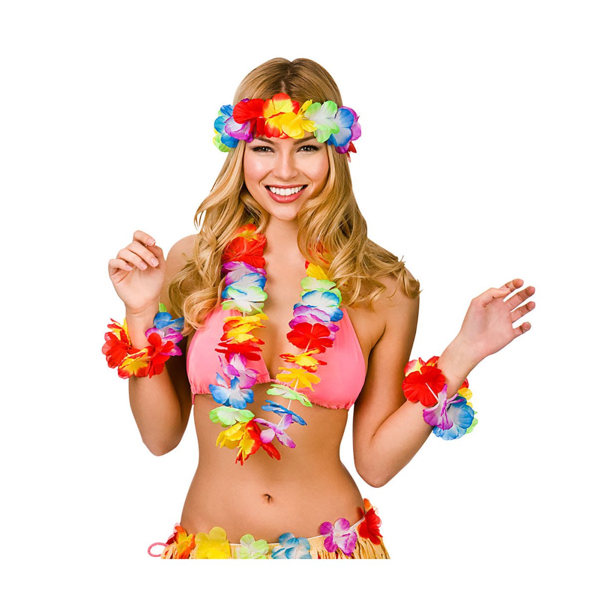 Wicked Costumes Ltd - Aloha Hawaii Set (4 Piece) - Adult - Fancy Dress Central