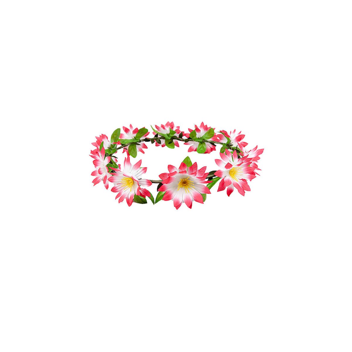 Wicked Costumes Ltd - Pink Flower Headband - Women - Fancy Dress Central