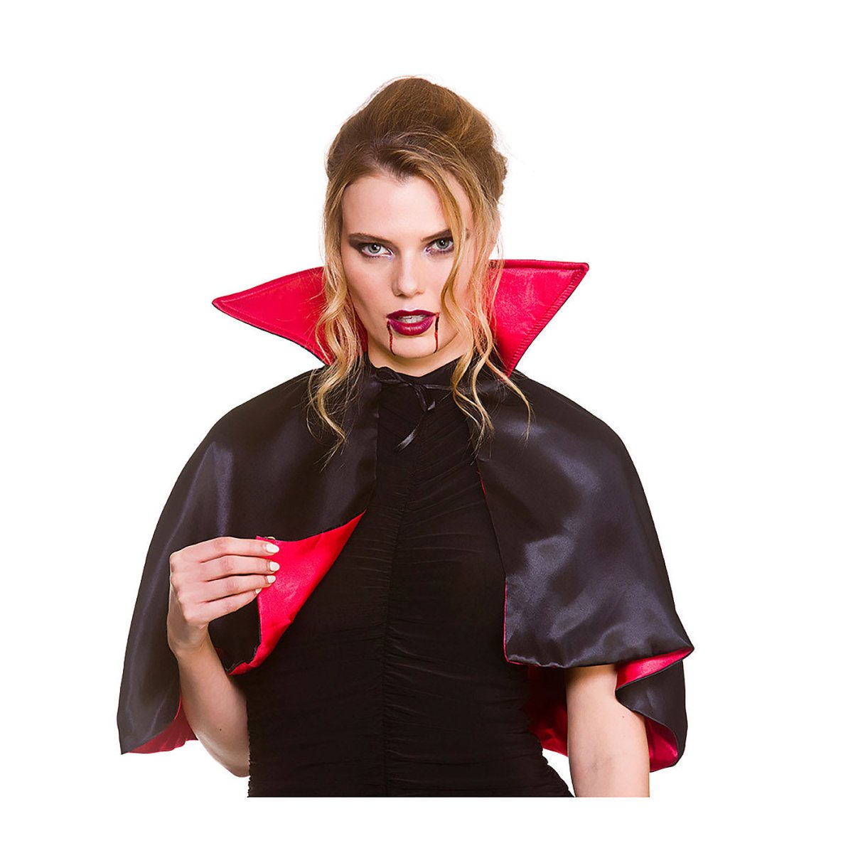 Wicked Costumes Ltd - Lined Mini Vampire Cape - Adult - Fancy Dress Central