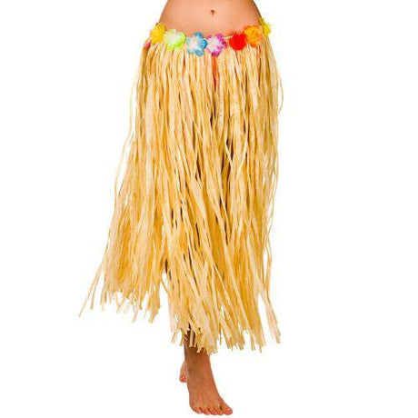 Hawaiian Hula Skirts Summer Festival Accessory - Choose Your Colour! 60 or 80cm
