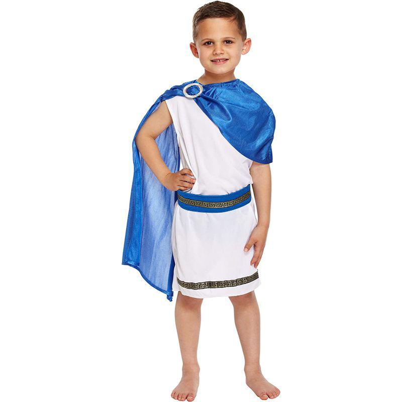 Henbrandt - Historical Caesar Roman Costume - Boys - Fancy Dress Central