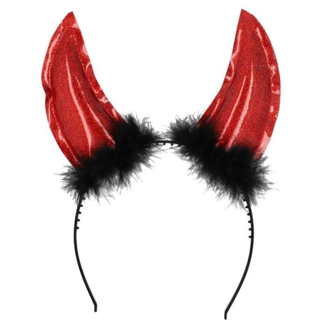 Horns on a Headband - Boland Adult Fancy Dress