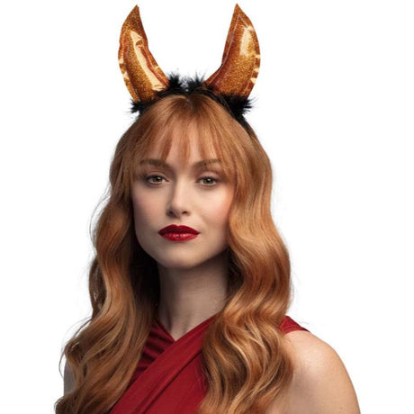 Horns on a Headband - Boland Adult Fancy Dress