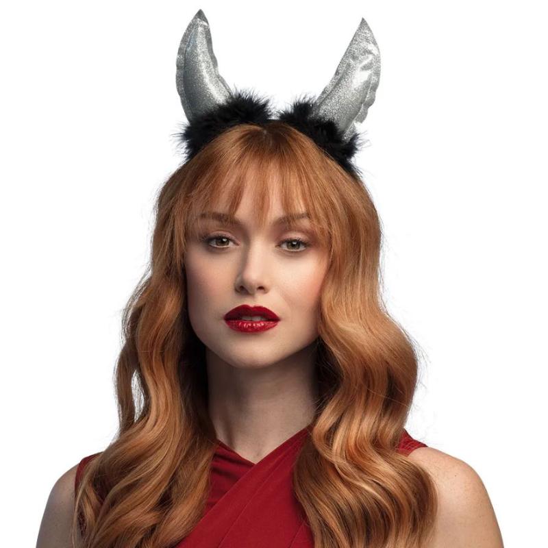 Horns on a Headband - Boland Adult Fancy Dress