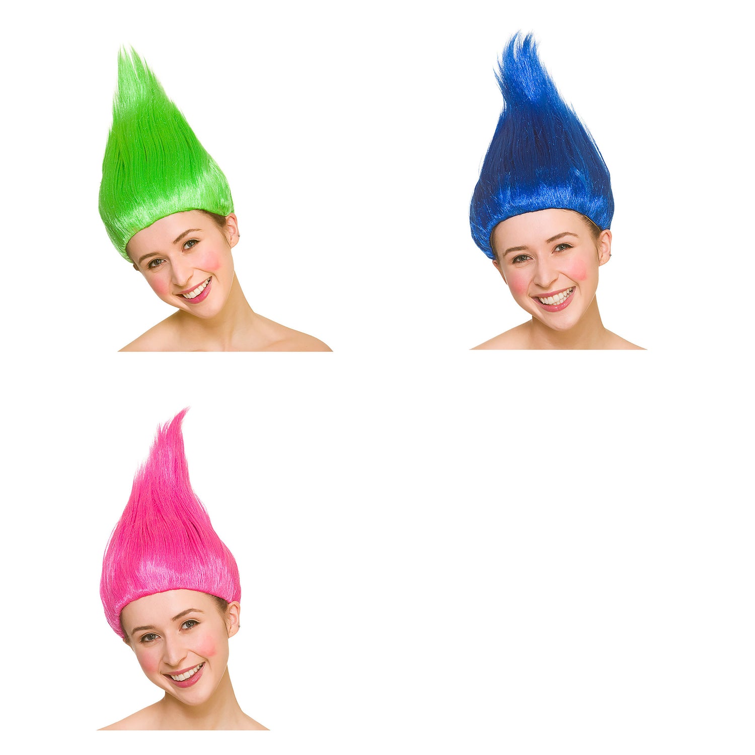Wicked Costumes - Troll Wig - Adult
