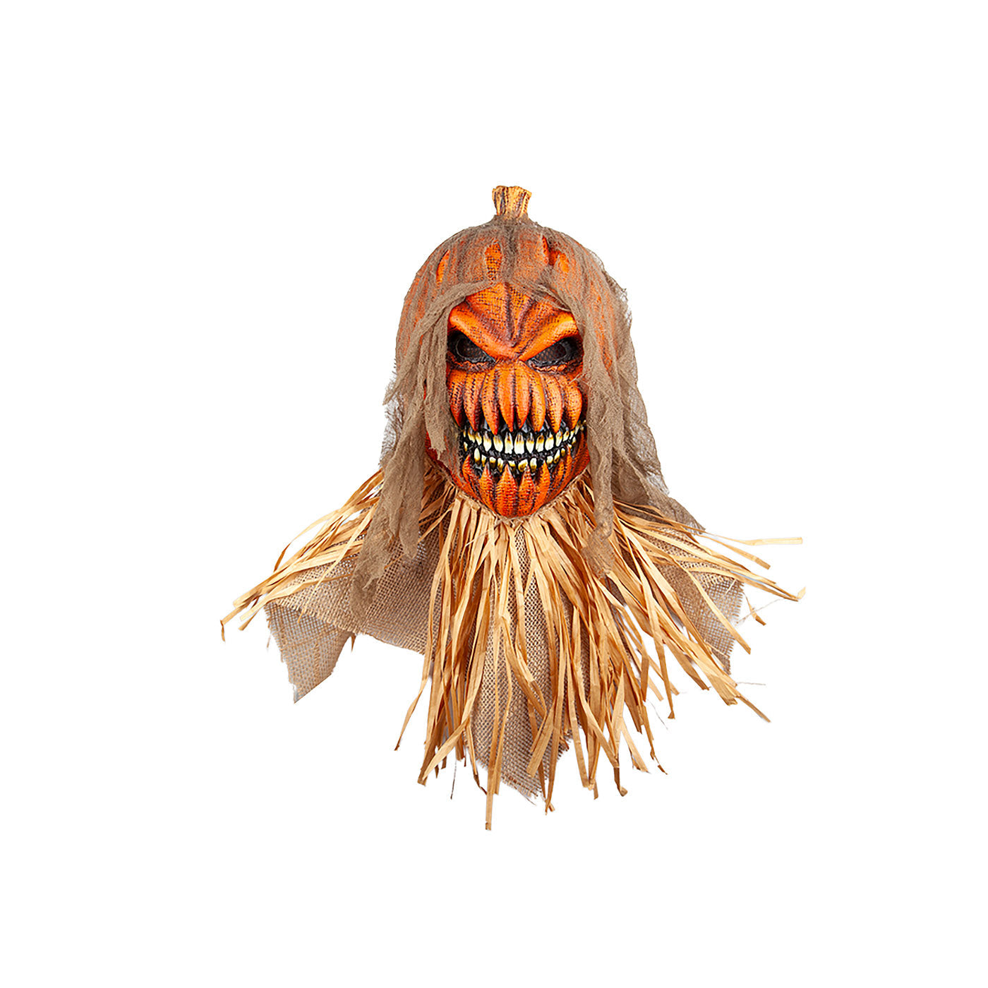 Pumpkin Scarecrow Mask - Adult