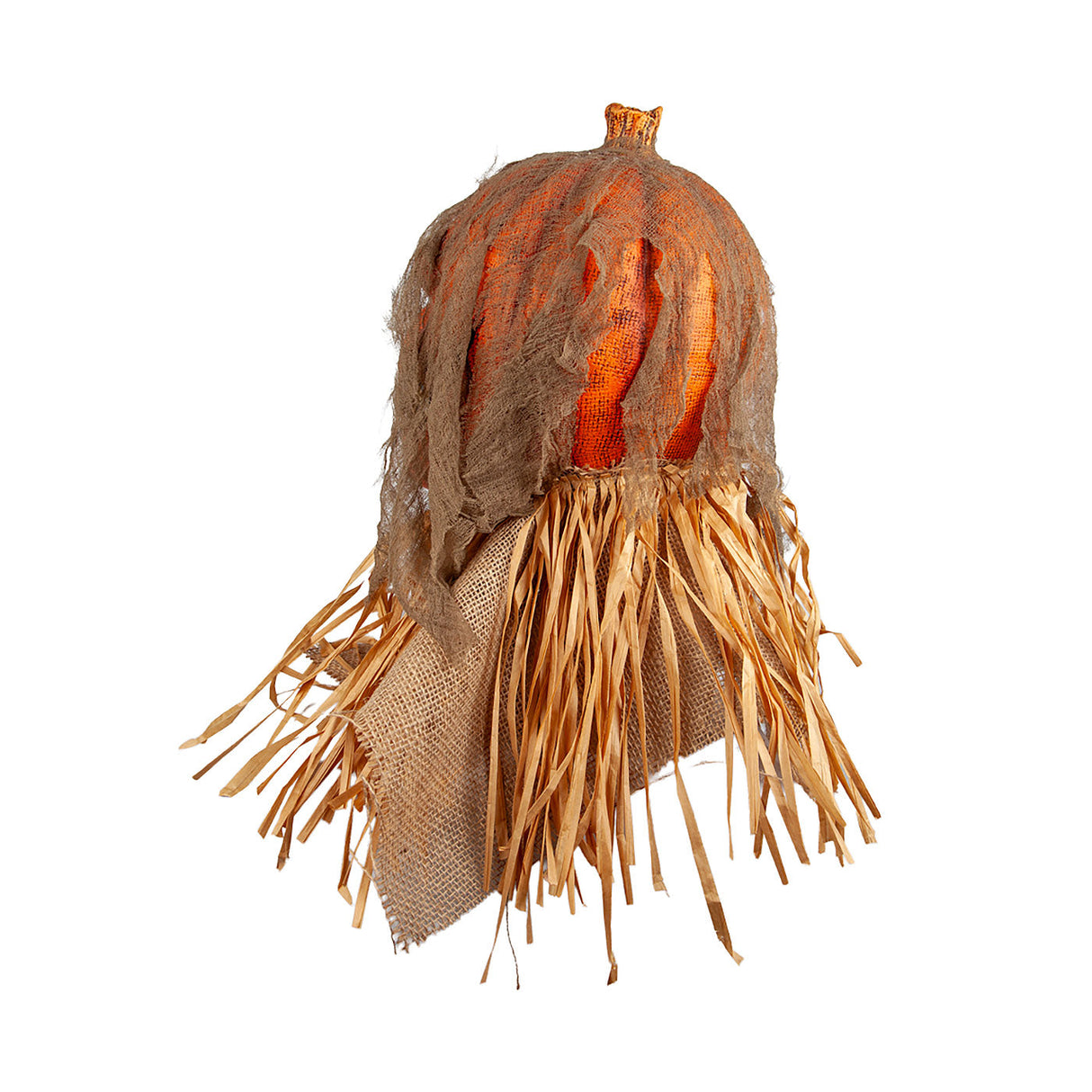Pumpkin Scarecrow Mask - Adult