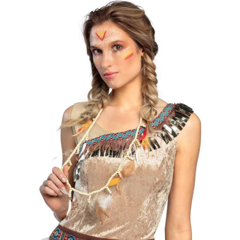 Boland - Native American Onacona Necklace - Adult - Fancy Dress Central