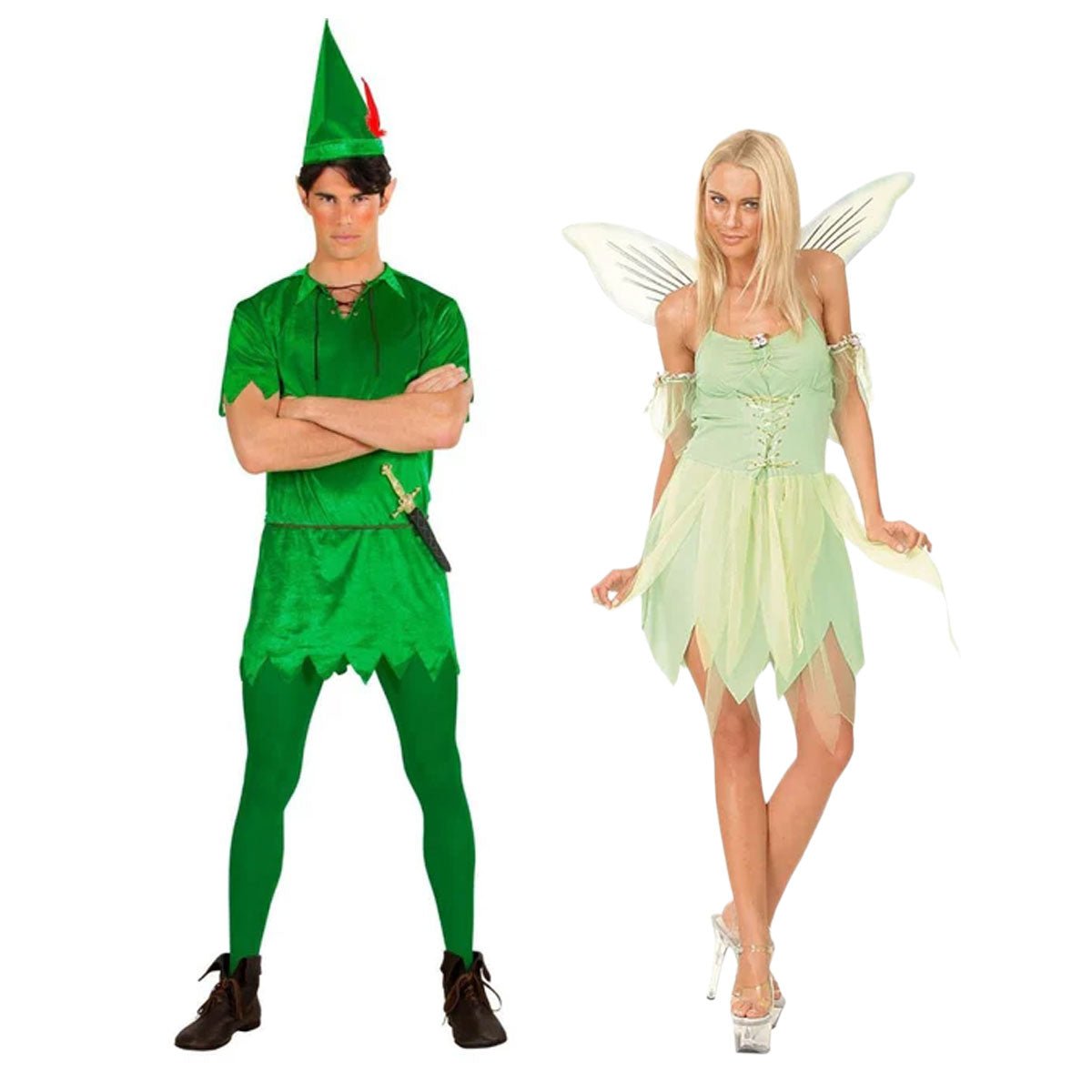 Fancy Dress Central - Peter & Neverland Fairy - Couples Costume - Fancy Dress Central