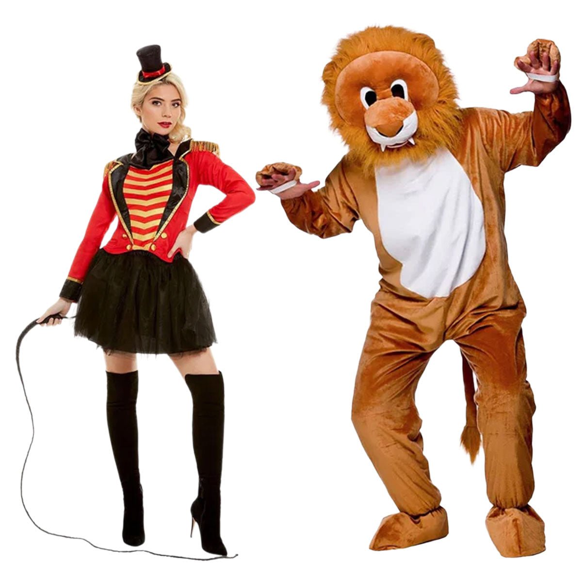 Fancy Dress Central - Circus Ringmaster & Lion - Couples Bundle - Fancy Dress Central