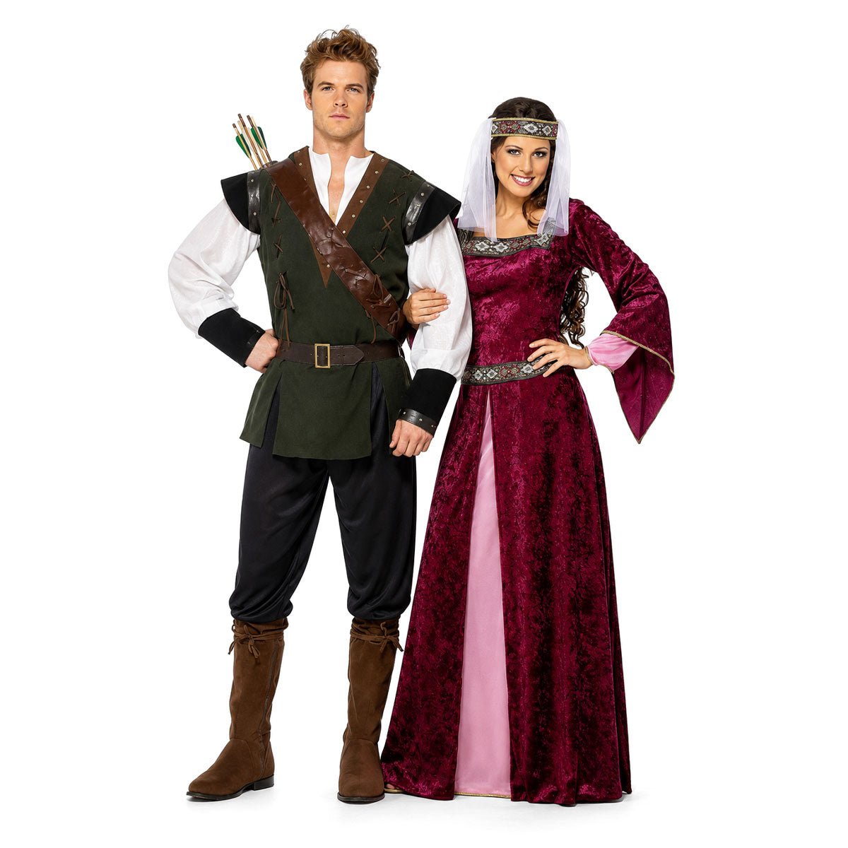 Fancy Dress Central - Robin Hood & Maid Marion - Couples Costume - Fancy Dress Central