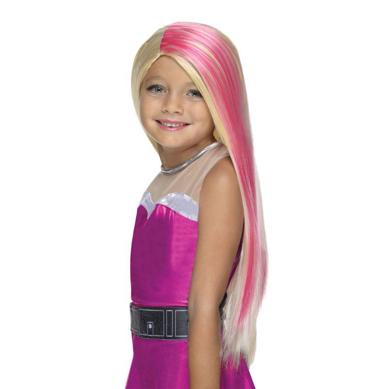 Rubies Masquerade Co. (UK) Ltd - Barbie Princess Power Super Sparkle Wig - Girls - Fancy Dress Central