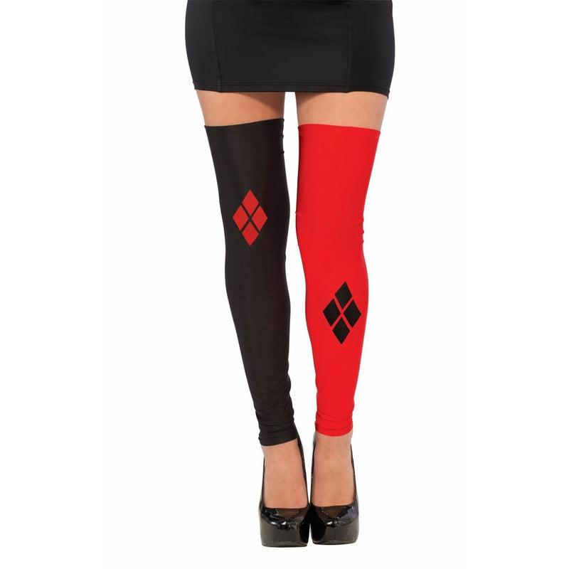 Rubies - DC Comics Harley Quinn Thigh High Tights - Women - Fancy Dress Central