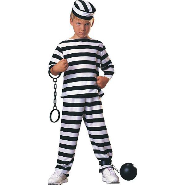 Rubies Haunted House Prisoner Boy's Fancy Dress Costume