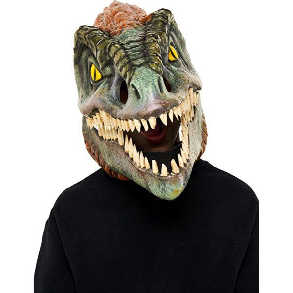Rubies Masquerade Co. (UK) Ltd - Jurassic World Pyroraptor Moveable Jaw Dinosaur Mask - Child - Fancy Dress Central