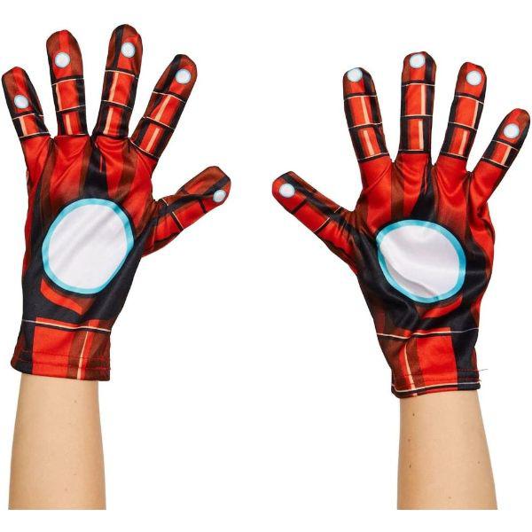 Rubies - Rubie's Marvel Iron Man Gloves Men's Fancy Dress Costume Accessory - Fancy Dress Central