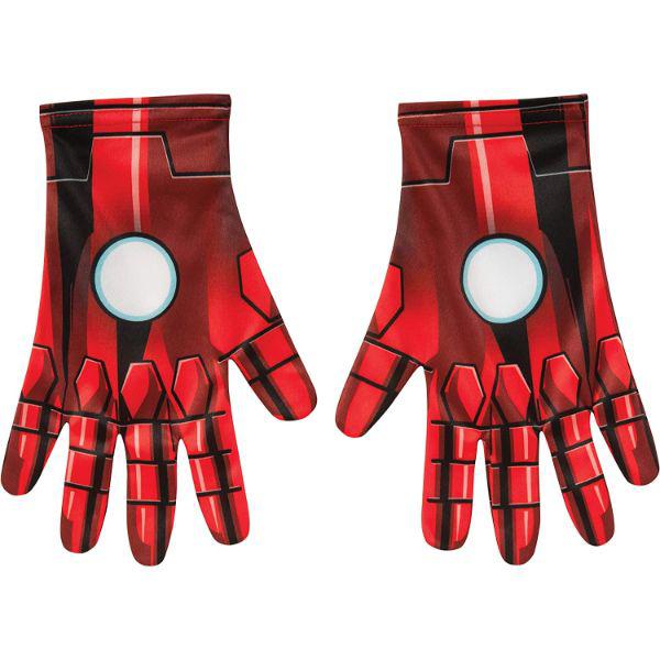Rubies - Rubie's Marvel Iron Man Gloves Men's Fancy Dress Costume Accessory - Fancy Dress Central