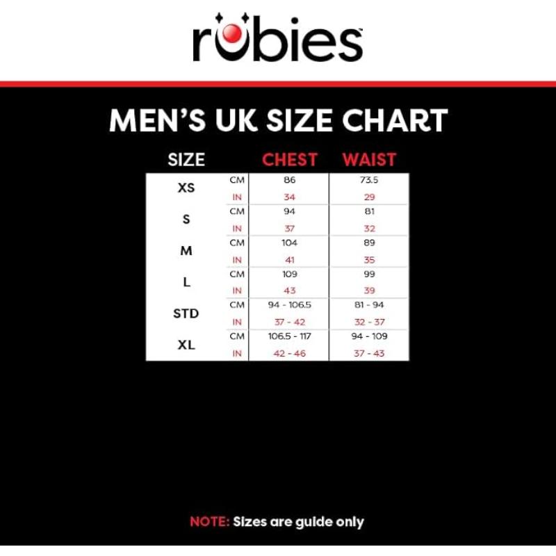 Rubies Terror Clown Men's Halloween Fancy Dress Costume