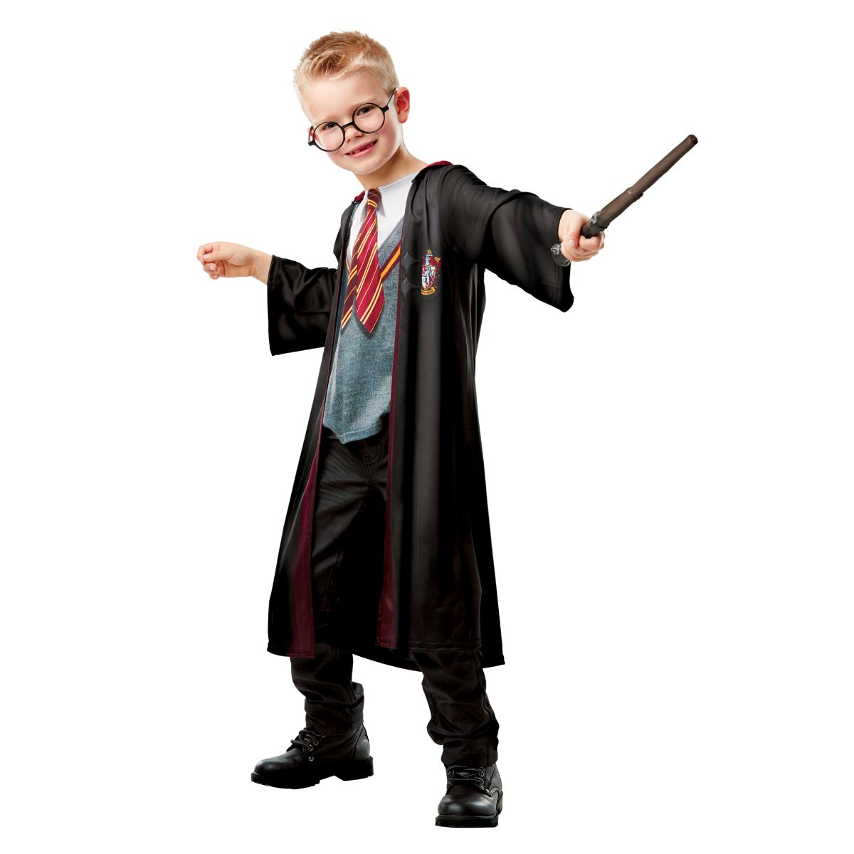 Rubies - Harry Potter Gryffindor Robe, Wand and Glasses - Child - Fancy Dress Central
