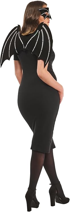 Skeleton Wings & Mask - Rubies Adult Fancy Dress