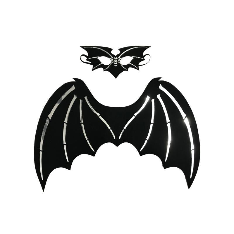 Skeleton Wings & Mask - Rubies Adult Fancy Dress