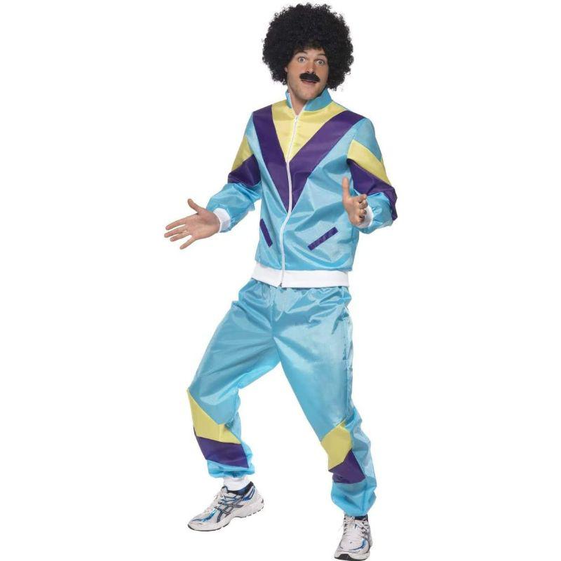 Smiffys 1980s Scouser Shell Suit Men's Fancy Dress Costume