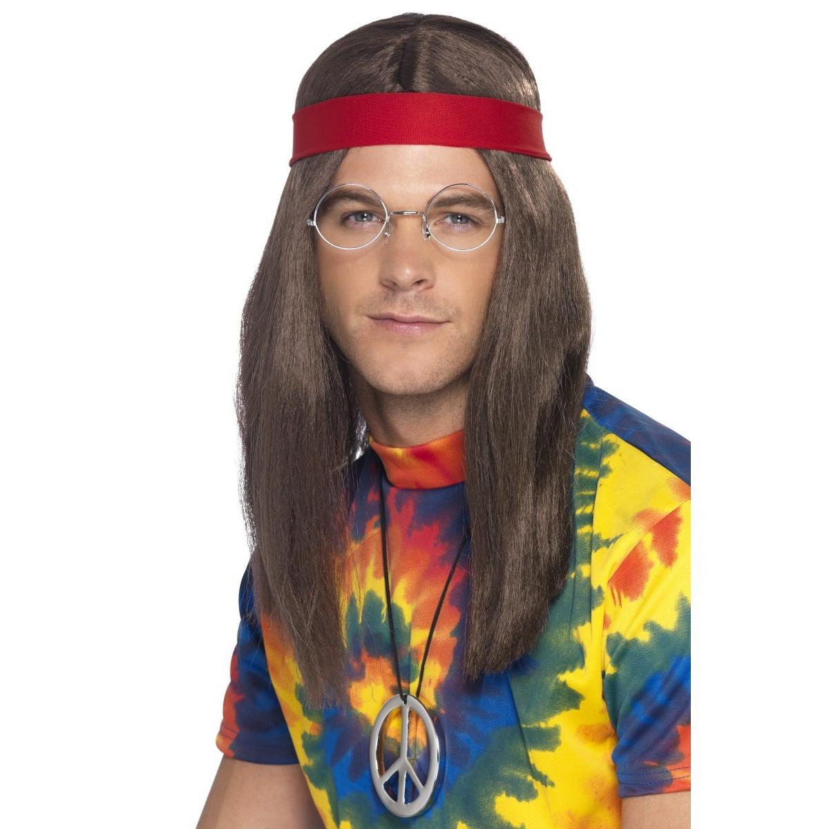 Smiffys Hippy Man Kit Men's Fancy Dress