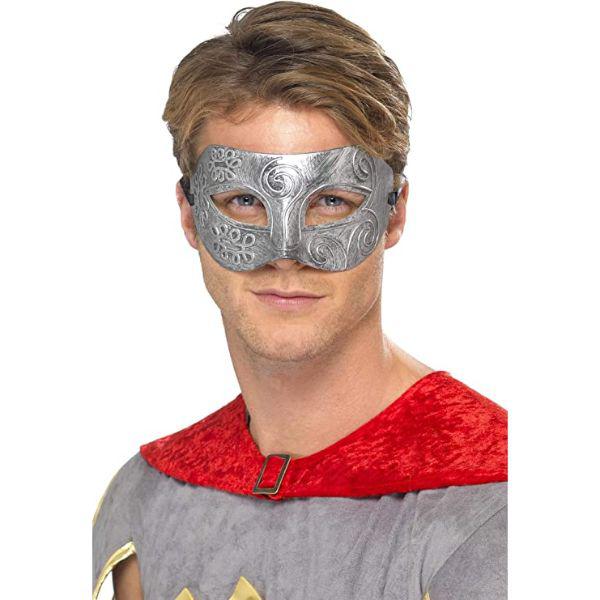 Smiffys Metallic Warrior Colombina Masquerade Eyemask Adult Fancy Dress Accessory