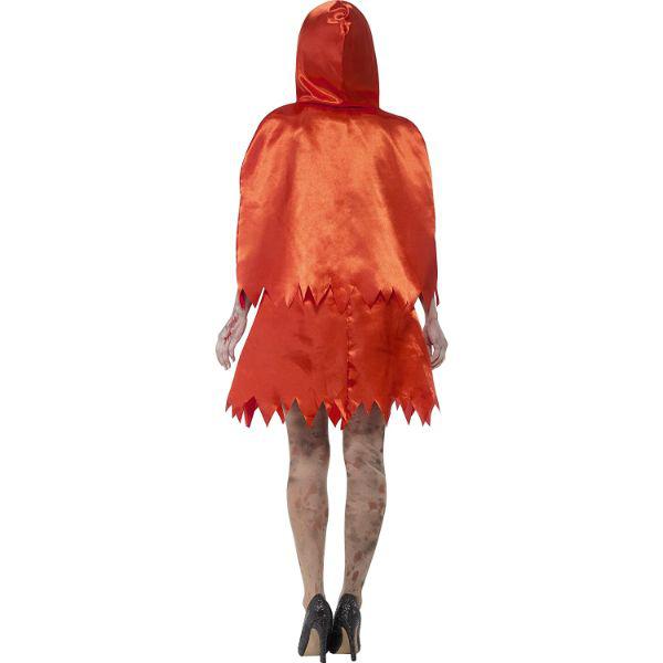 Smiffys Zombie Little Miss Red Riding Hood Women's Halloween Fancy Dress Costume