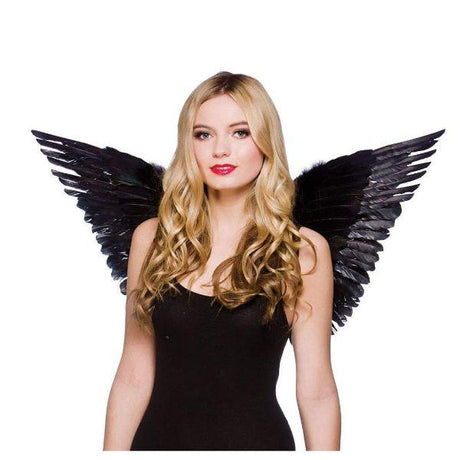 Wicked Costume Feather Wings Universal Unisex Fancy Dress Costume Accessory