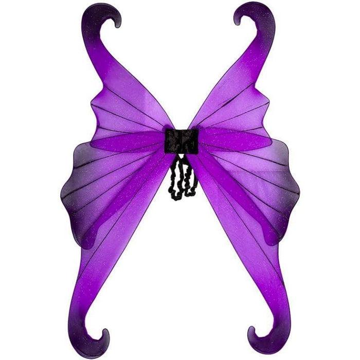 Wicked Costumes Adult Dark Fairy Wings - Purple/Black