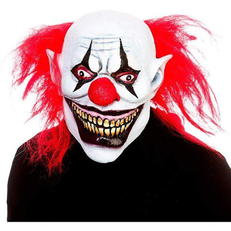 Wicked Costumes Big Mouth Killer Clown Latex Mask Adult Fancy Dress Accessory
