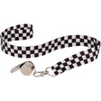 Wicked Costumes Checker Whistle & Lanyard Adult Fancy Dress Costume Accessory