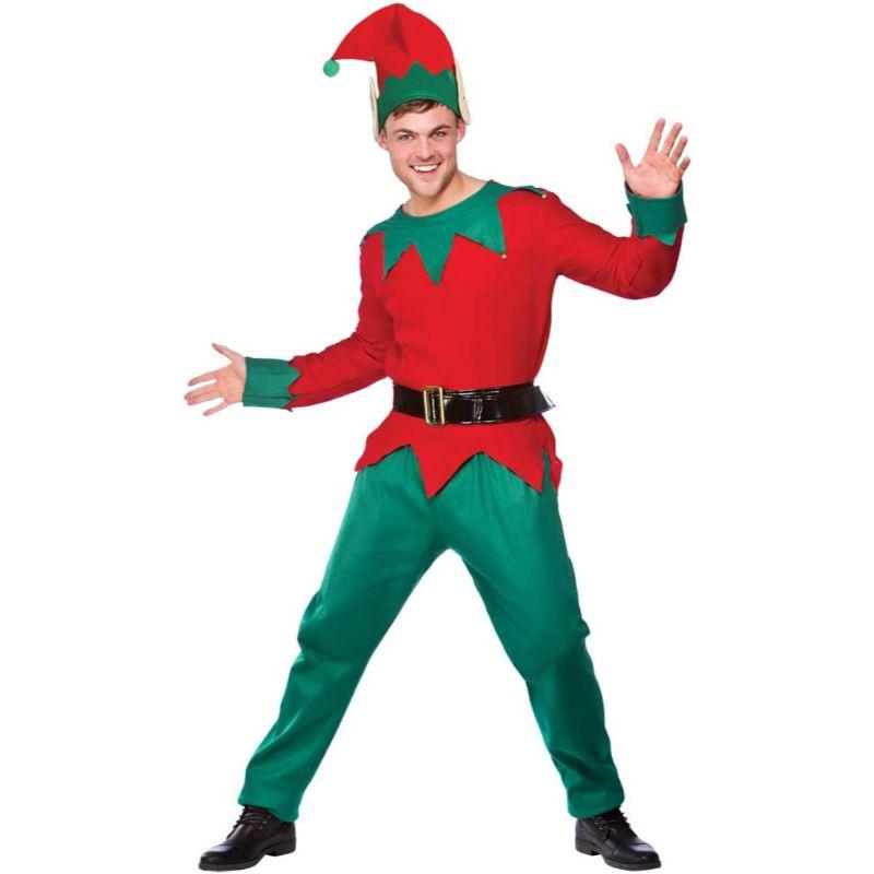Wicked Costumes Elf Men's Christmas Fancy Dress Costume