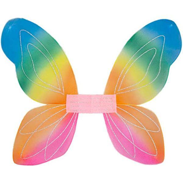 Wicked Costumes Fairytale Fantasy Rainbow Wings Adult Fancy Dress Costume Accessory