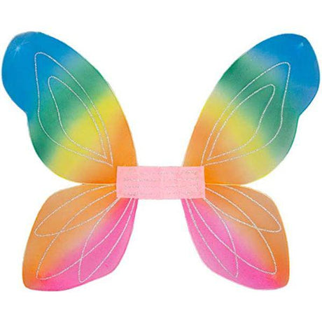Wicked Costumes Fairytale Fantasy Rainbow Wings Adult Fancy Dress Costume Accessory