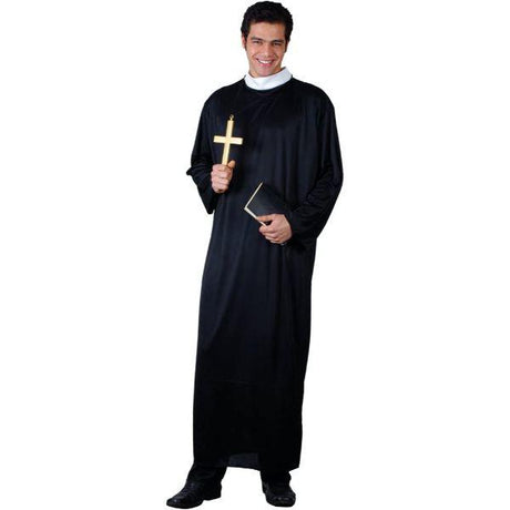 Wicked Costumes Father Priest Men's Religious Fancy Dress Costume