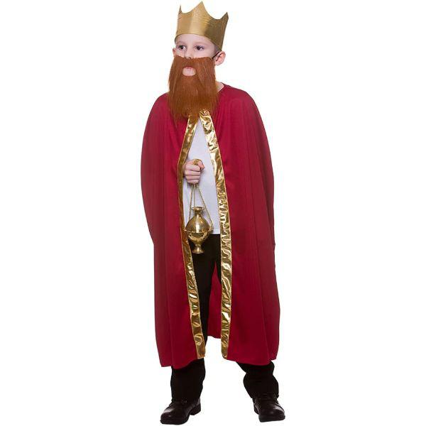 Wicked Costumes King/Queen Robe & Crown Child's Unisex Fancy Dress Accessories