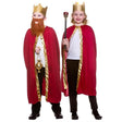 Wicked Costumes King/Queen Robe & Crown Child's Unisex Fancy Dress Accessories