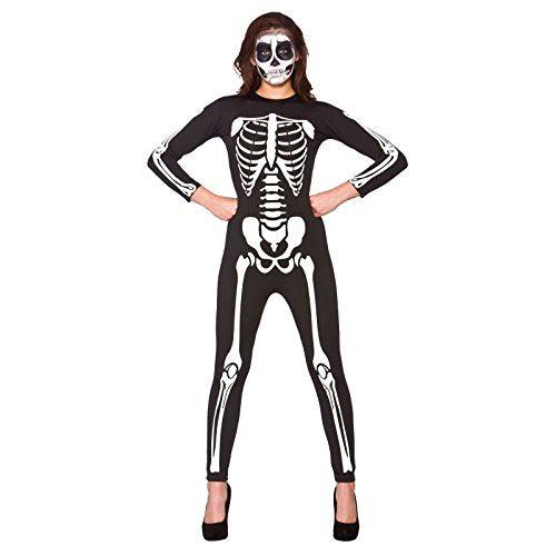 Wicked Costumes Skeleton Jumpsuit Adult Unisex Fancy Dress Costume