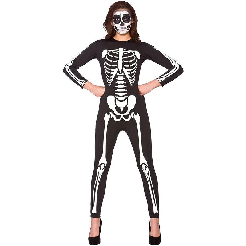 Wicked Costumes Skeleton Jumpsuit Adult Unisex Fancy Dress Costume