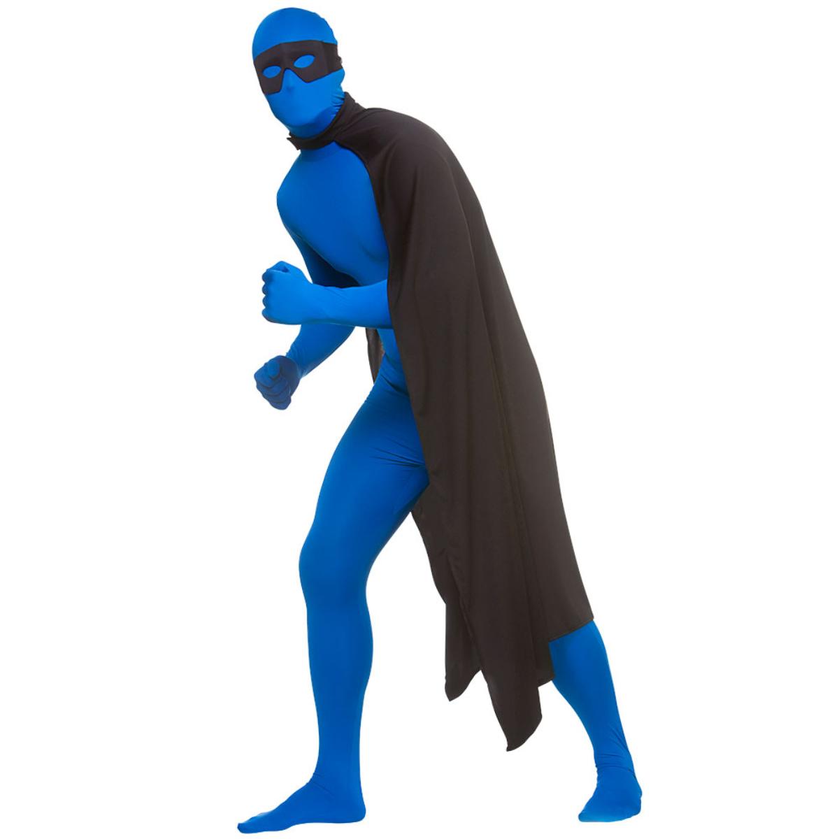 Wicked Costumes Ltd - Black Superhero Long Cape - Adult - Fancy Dress Central