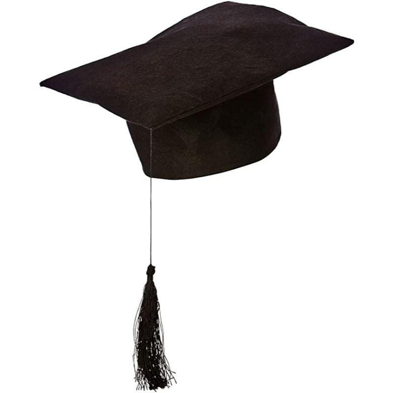 Wicked Costumes Ltd - Teacher Graduate Mortar Hat - Adult - Fancy Dress Central