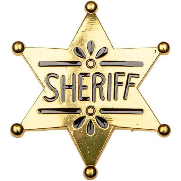 Wicked Costumes Western Sheriff Badge Adult Unisex Fancy Dress Costume Accessory
