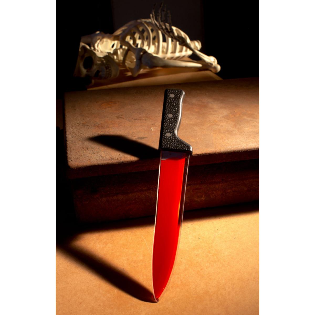 Wicked Costumes Ltd - Bleeding Butcher Knife (15.5") - Adult - Fancy Dress Central
