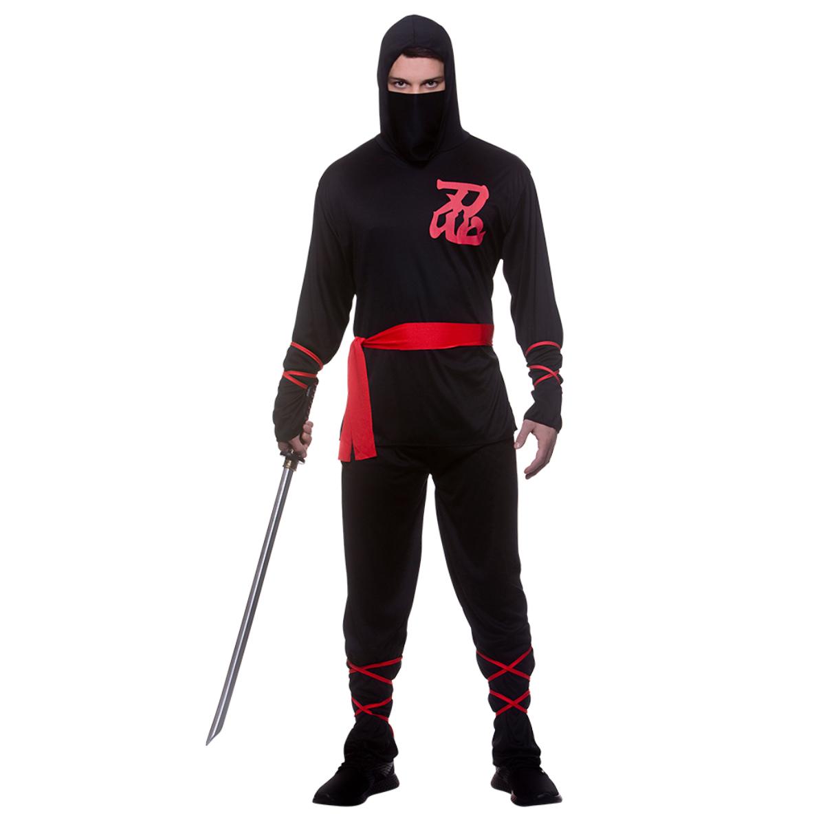 Wicked Costumes - Ninja Assassin Costume - Men - Fancy Dress Central