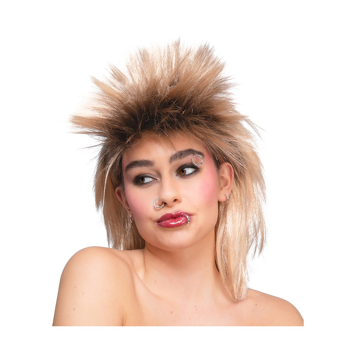 Wicked Costumes Ltd - Fake Piercings (8 Piece) - Adult - Fancy Dress Central
