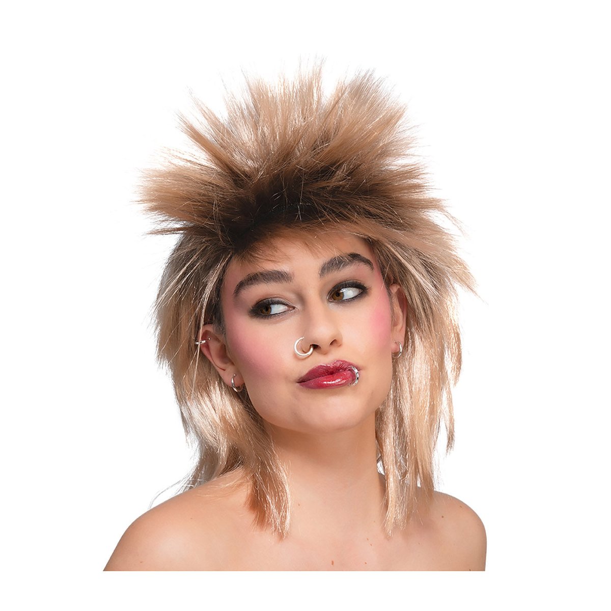 Wicked Costumes Ltd - Fake Piercings (8 Piece) - Adult - Fancy Dress Central